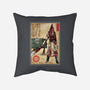 Pyramid Head Woodblock-None-Removable Cover w Insert-Throw Pillow-DrMonekers