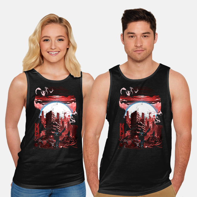 Neo-Tokyo Blues-Unisex-Basic-Tank-Arinesart