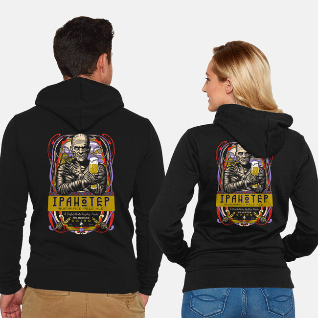 Ipahotep Ale-Unisex-Zip-Up-Sweatshirt-Arinesart