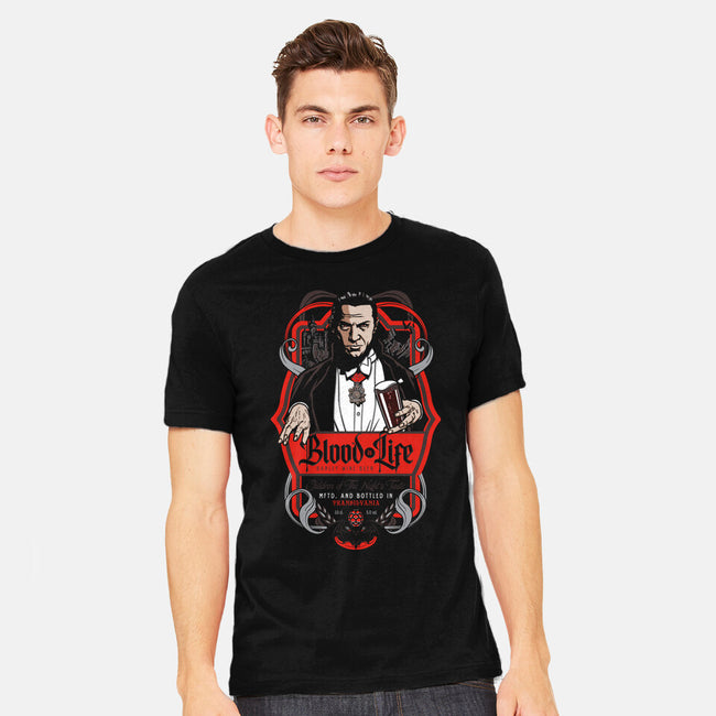 Blood Is Life Beer-Mens-Heavyweight-Tee-Arinesart