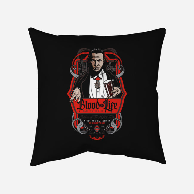 Blood Is Life Beer-None-Removable Cover w Insert-Throw Pillow-Arinesart