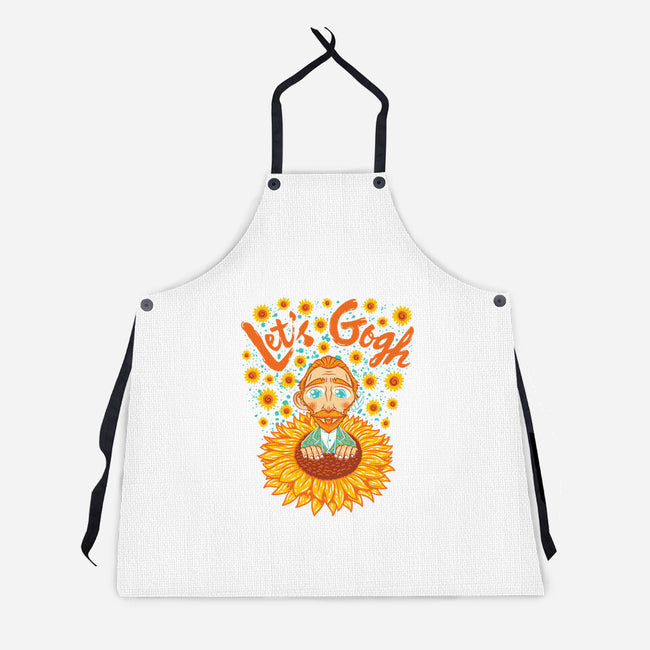 Let's Gogh-Unisex-Kitchen-Apron-Tronyx79