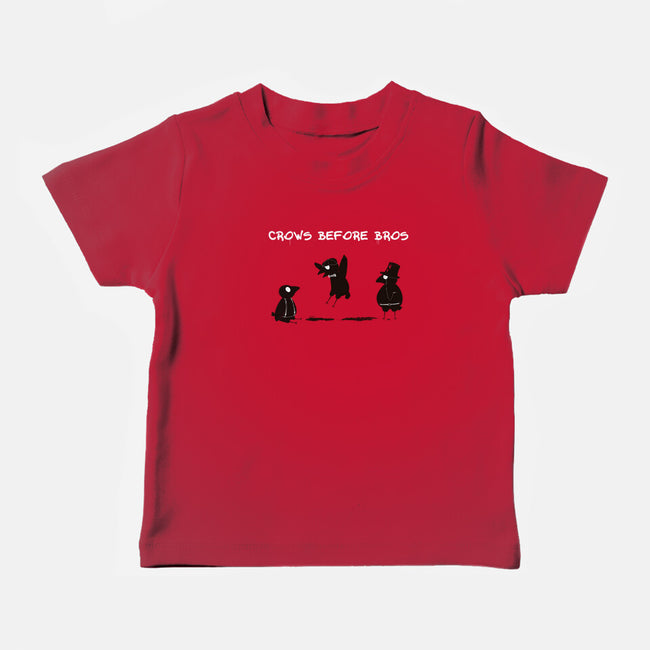 Crows Before Bros-Baby-Basic-Tee-Mattania