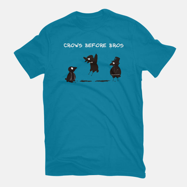 Crows Before Bros-Womens-Basic-Tee-Mattania