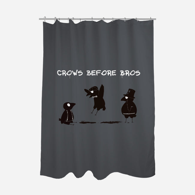 Crows Before Bros-None-Polyester-Shower Curtain-Mattania