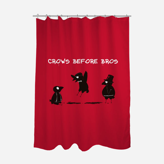 Crows Before Bros-None-Polyester-Shower Curtain-Mattania