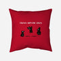 Crows Before Bros-None-Removable Cover w Insert-Throw Pillow-Mattania