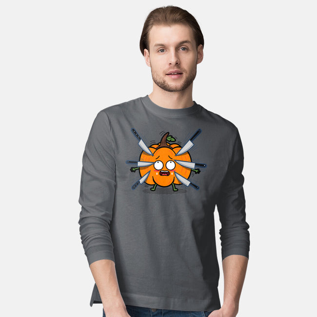 Designated Pumpkin-Mens-Long Sleeved-Tee-Boggs Nicolas