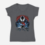 Antihero Symbiote-Womens-V-Neck-Tee-rmatix