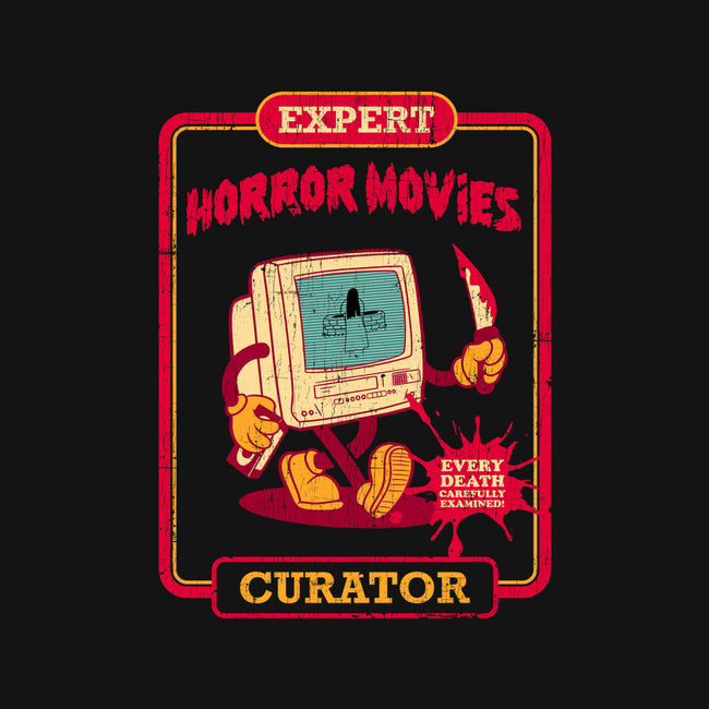 Expert Horror Movies Curator-Womens-Basic-Tee-sachpica