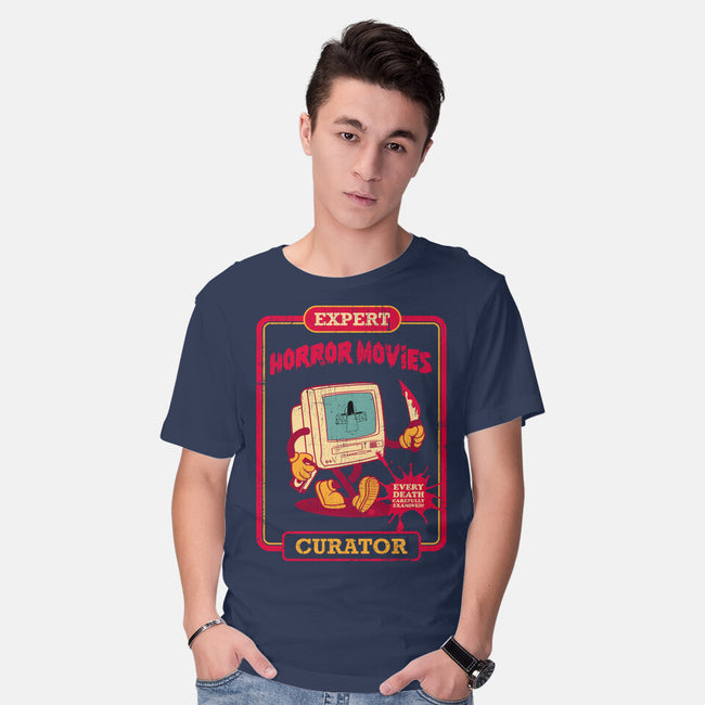 Expert Horror Movies Curator-Mens-Basic-Tee-sachpica