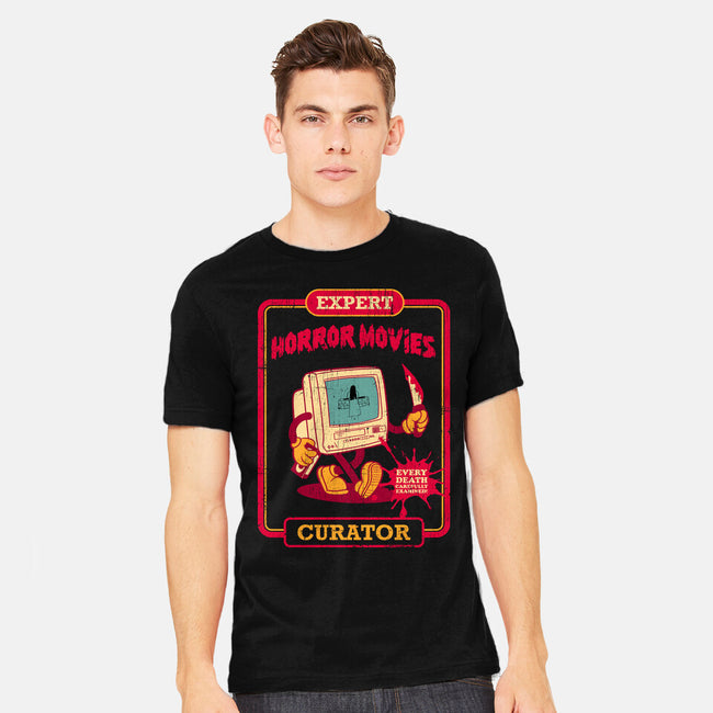 Expert Horror Movies Curator-Mens-Heavyweight-Tee-sachpica