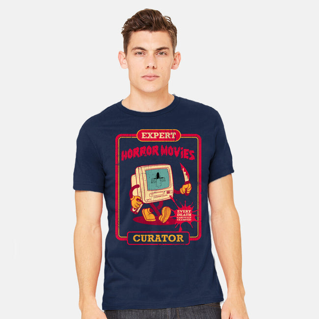 Expert Horror Movies Curator-Mens-Heavyweight-Tee-sachpica