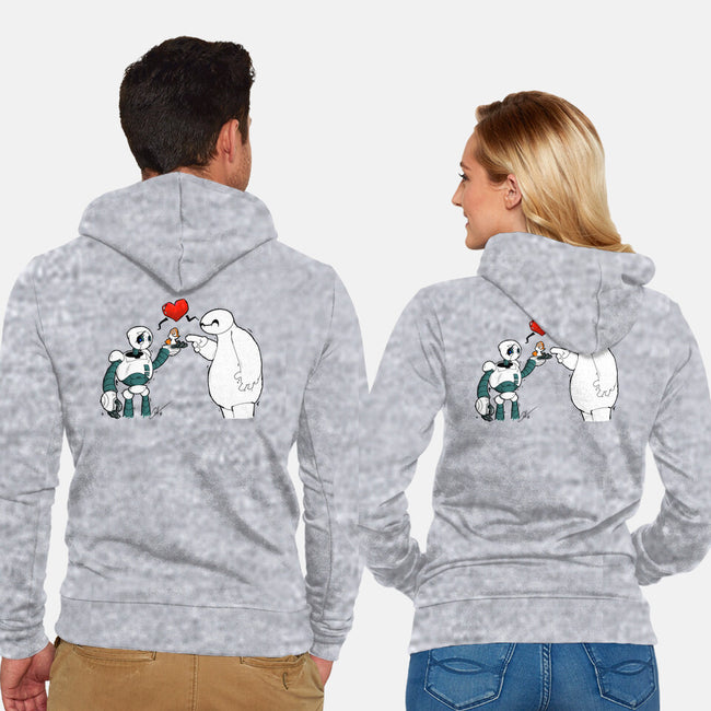 Wild Hero 6-Unisex-Zip-Up-Sweatshirt-PGDesigns