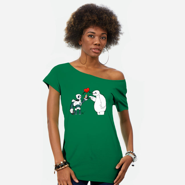 Wild Hero 6-Womens-Off Shoulder-Tee-PGDesigns