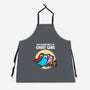 The Adventures Of Ghost Gang-Unisex-Kitchen-Apron-zascanauta