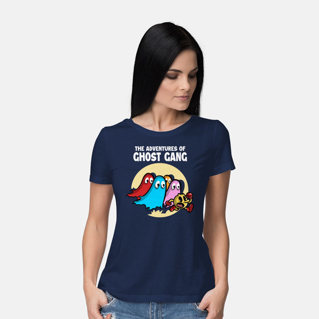 The Adventures Of Ghost Gang-Womens-Basic-Tee-zascanauta