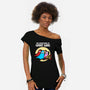 The Adventures Of Ghost Gang-Womens-Off Shoulder-Tee-zascanauta