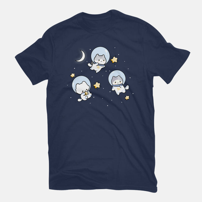 Astro Cats-Mens-Basic-Tee-MaxoArt