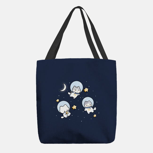 Astro Cats-None-Basic Tote-Bag-MaxoArt