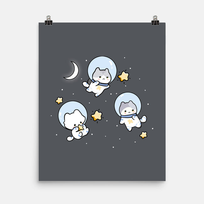 Astro Cats-None-Matte-Poster-MaxoArt