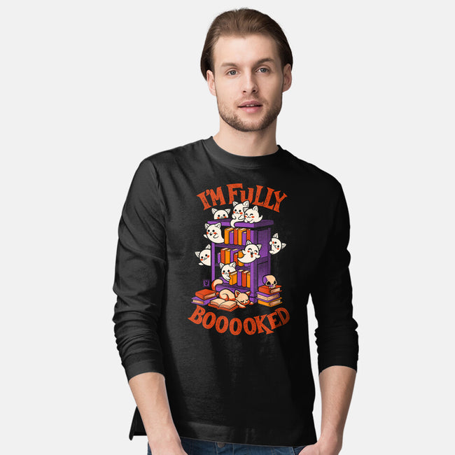 I'm Fully Booooked-Mens-Long Sleeved-Tee-worlddominationforcats