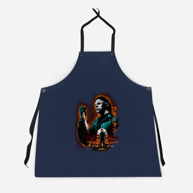 Attack Of Myers-Unisex-Kitchen-Apron-hypertwenty