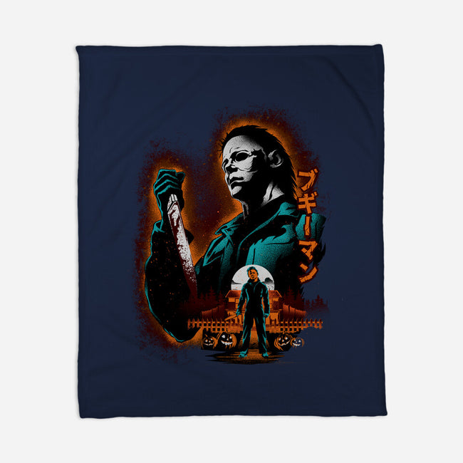 Attack Of Myers-None-Fleece-Blanket-hypertwenty