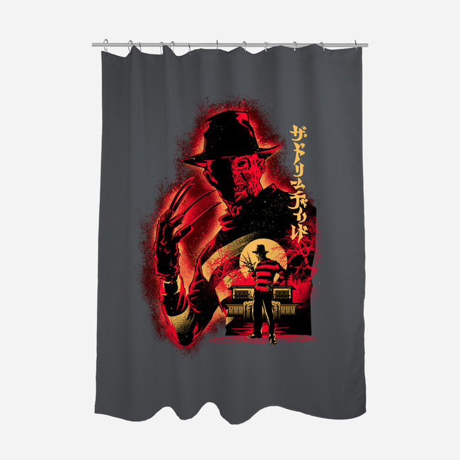 Attack Of Krueger-None-Polyester-Shower Curtain-hypertwenty