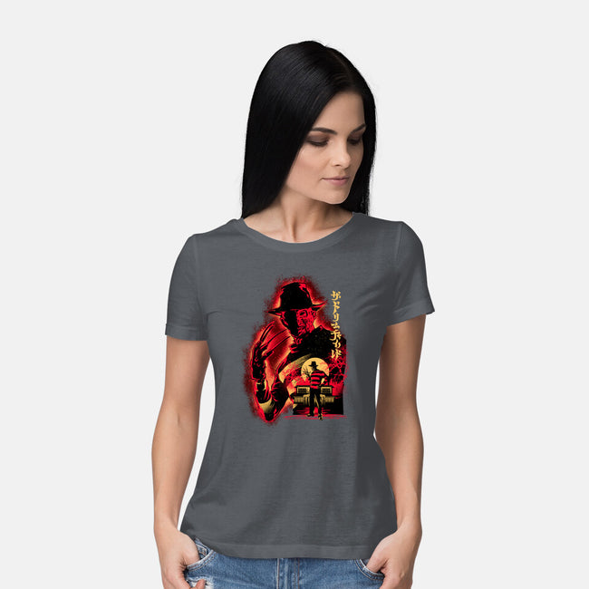 Attack Of Krueger-Womens-Basic-Tee-hypertwenty