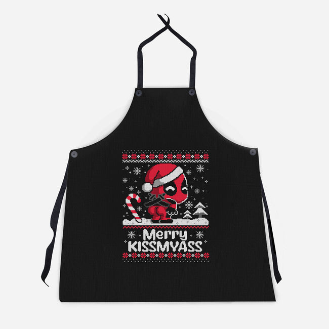 Merry Superhero-Unisex-Kitchen-Apron-NemiMakeit