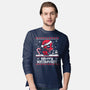 Merry Superhero-Mens-Long Sleeved-Tee-NemiMakeit