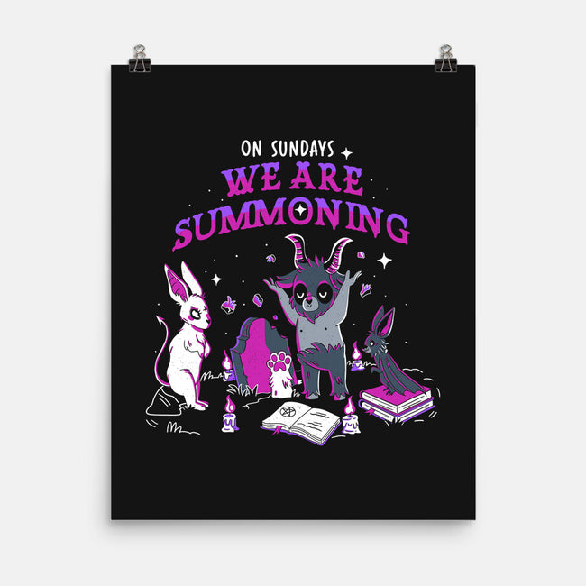 Summoning On Sundays-None-Matte-Poster-yumie