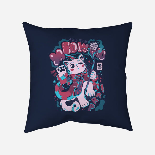 My Meowgic-None-Removable Cover w Insert-Throw Pillow-yumie