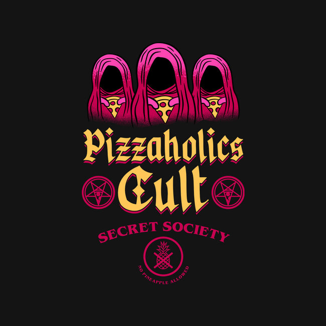 Pizzaholics Cult Secret Society-Mens-Heavyweight-Tee-sachpica