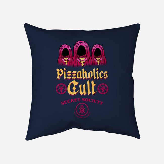 Pizzaholics Cult Secret Society-None-Removable Cover w Insert-Throw Pillow-sachpica