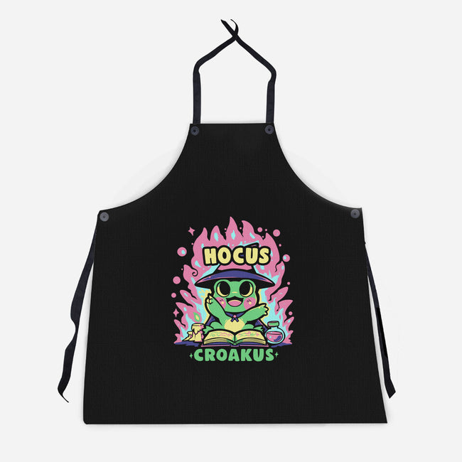 Hocus Croakus-Unisex-Kitchen-Apron-TechraNova