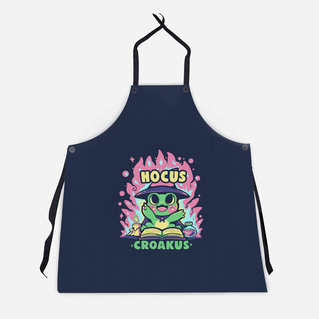 Hocus Croakus-Unisex-Kitchen-Apron-TechraNova