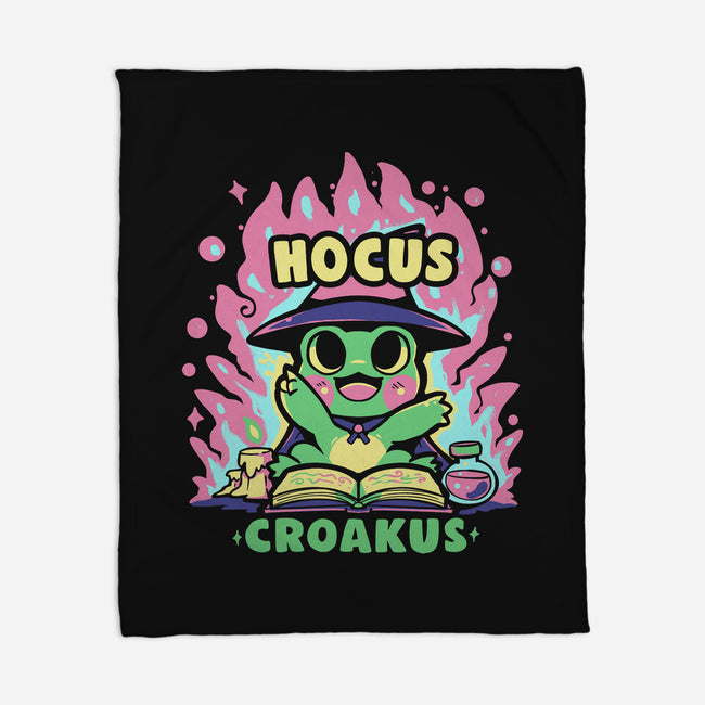 Hocus Croakus-None-Fleece-Blanket-TechraNova