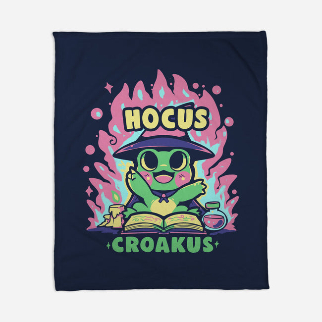 Hocus Croakus-None-Fleece-Blanket-TechraNova