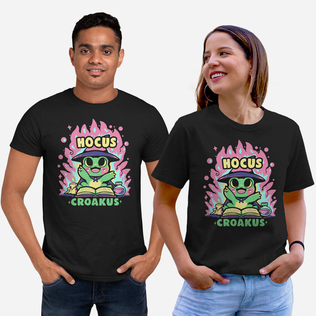 Hocus Croakus-Unisex-Basic-Tee-TechraNova