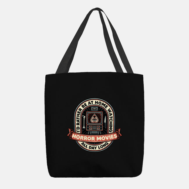 Horror Movies All Day-None-Basic Tote-Bag-glitchygorilla