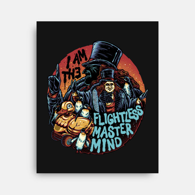 Flightless Mastermind-None-Stretched-Canvas-glitchygorilla