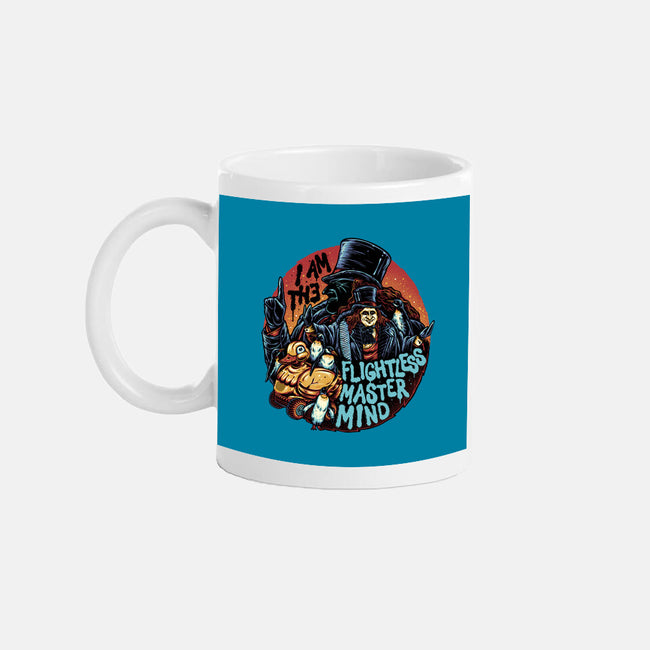 Flightless Mastermind-None-Mug-Drinkware-glitchygorilla