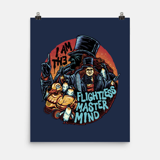 Flightless Mastermind-None-Matte-Poster-glitchygorilla