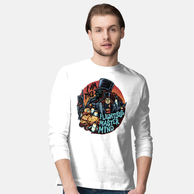 Flightless Mastermind-Mens-Long Sleeved-Tee-glitchygorilla