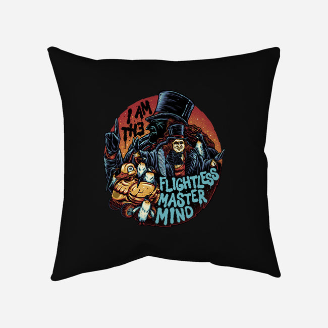 Flightless Mastermind-None-Removable Cover w Insert-Throw Pillow-glitchygorilla