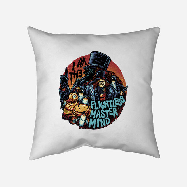 Flightless Mastermind-None-Removable Cover w Insert-Throw Pillow-glitchygorilla