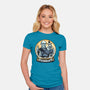 King Of Chill-Womens-Fitted-Tee-glitchygorilla