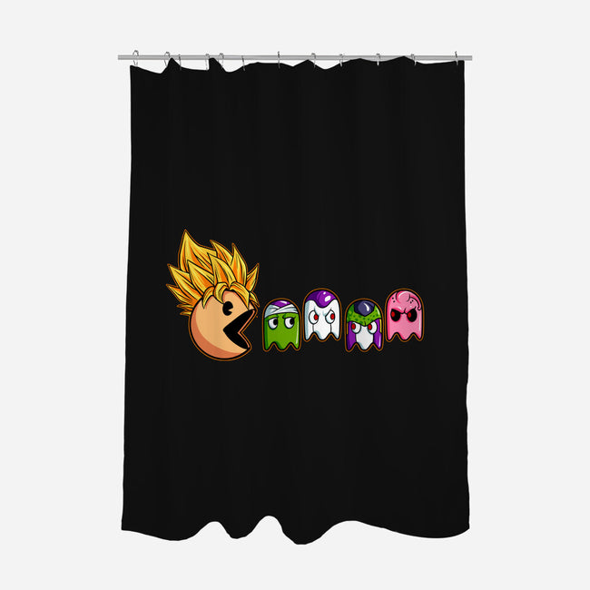 Eat Like Supersaiyan-None-Polyester-Shower Curtain-spoilerinc